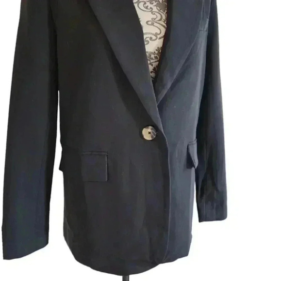 Madison the Label  Audrey Blazer Blazer Button Closure Single Breasted Women's S - Picture 6 of 16